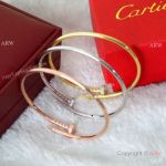 Clone Cartier Juste Un Clou 'Narrow' Bracelet with Diamonds - Elastic Bracelet